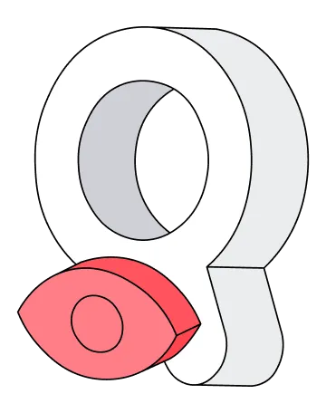 An illustration representing one of Deriv’s core principles to be transparent.